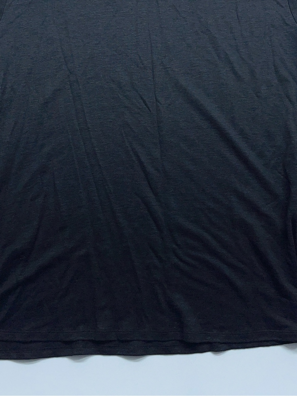 Eileen Fisher Organic Linen Jersey Crew Neck Long Sleeve Tee Womens 2X in Black - Picture 13 of 14